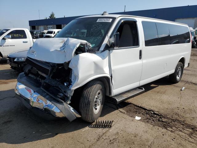 1GAZGPFG5K1319240 - 2019 CHEVROLET EXPRESS G3 LT WHITE photo 1