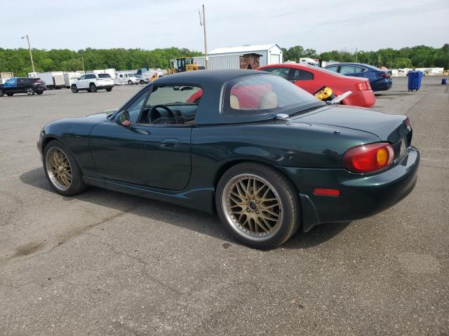 JM1NB3536Y0154034 - 2000 MAZDA MX-5 MIATA BASE GREEN photo 2