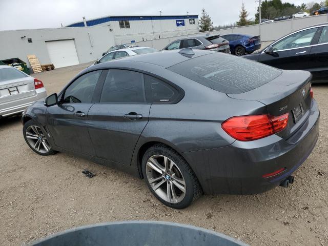WBA4A7C5XFD413329 - 2015 BMW 428 XI GRAN COUPE GRAY photo 2
