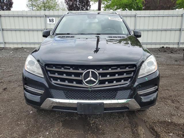 4JGDA5HB5FA449271 - 2015 MERCEDES-BENZ ML 350 4MATIC BLACK photo 5