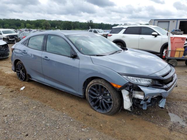SHHFK7H91MU201105 - 2021 HONDA CIVIC SPORT TOURING GRAY photo 4