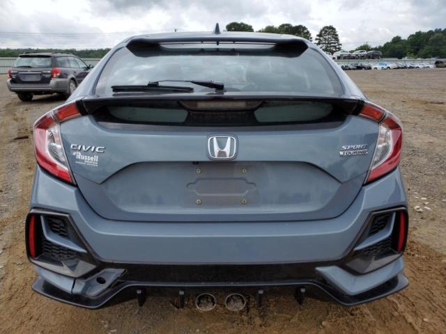 SHHFK7H91MU201105 - 2021 HONDA CIVIC SPORT TOURING GRAY photo 6