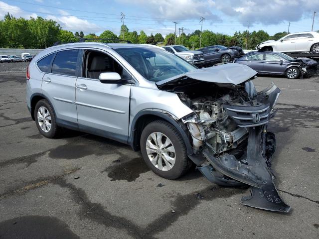 5J6RM4H72EL104915 - 2014 HONDA CR-V EXL SILVER photo 4