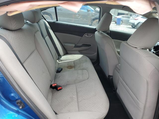 19XFB2F51EE045854 - 2014 HONDA CIVIC LX BLUE photo 10