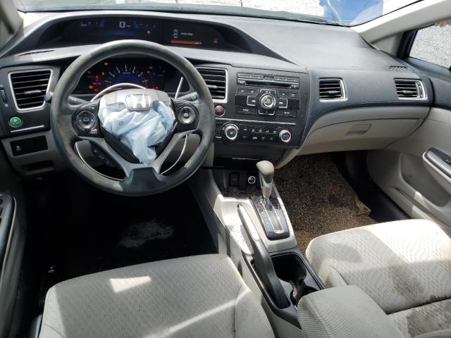 19XFB2F51EE045854 - 2014 HONDA CIVIC LX BLUE photo 8