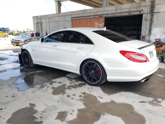 WDDLJ7GBXEA126125 - 2014 MERCEDES-BENZ CLS 63 AMG S-MODEL WHITE photo 2