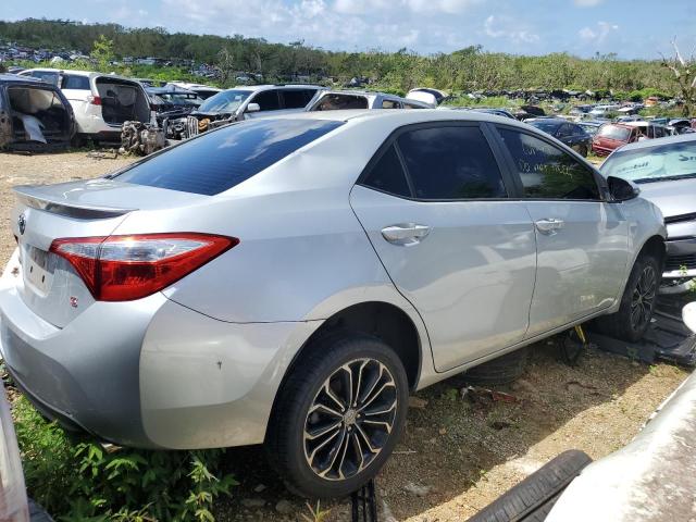 5YFBURHEXGP512771 - 2016 TOYOTA COROLLA L SILVER photo 3