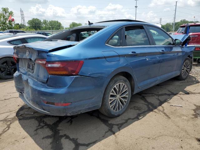 3VWE57BU1KM092149 - 2019 VOLKSWAGEN JETTA SEL BLUE photo 3