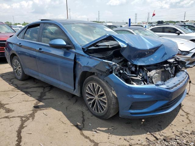 3VWE57BU1KM092149 - 2019 VOLKSWAGEN JETTA SEL BLUE photo 4