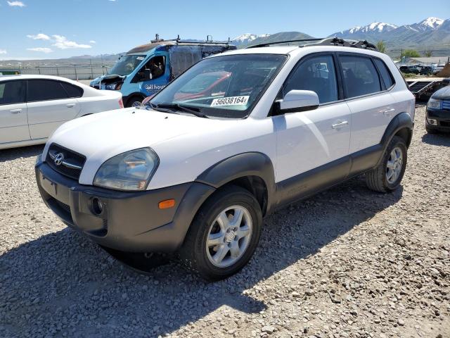 KM8JN72D95U238293 - 2005 HYUNDAI TUCSON GLS WHITE photo 1