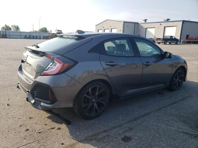 SHHFK7H99JU239791 - 2018 HONDA CIVIC SPORT TOURING GRAY photo 3