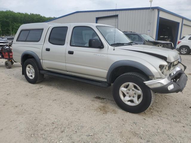 5TEGN92N42Z894701 - 2002 TOYOTA TACOMA DOUBLE CAB PRERUNNER SILVER photo 4