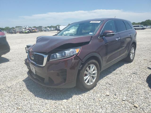 5XYPG4A50LG614301 - 2020 KIA SORENTO S MAROON photo 1