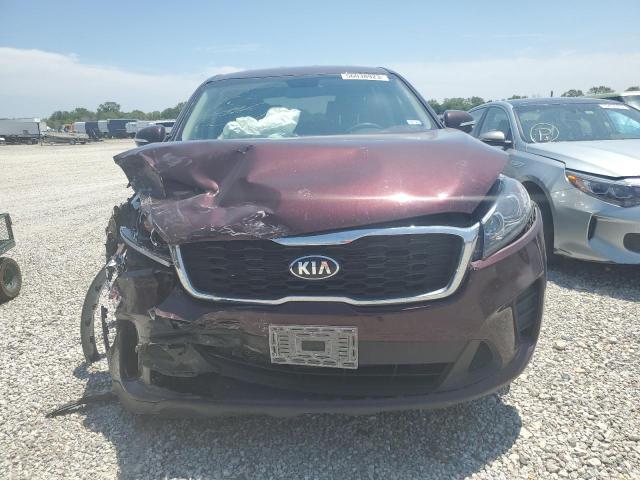 5XYPG4A50LG614301 - 2020 KIA SORENTO S MAROON photo 5