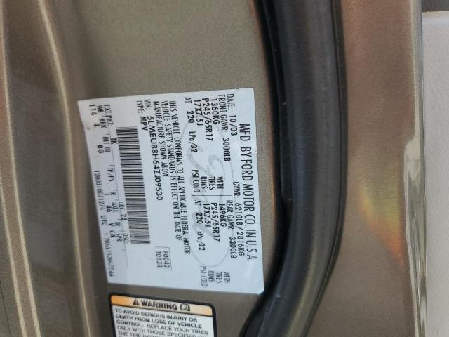 5LMEU88H64ZJ09530 - 2004 LINCOLN AVIATOR თაფლისფერი ფოტო 13