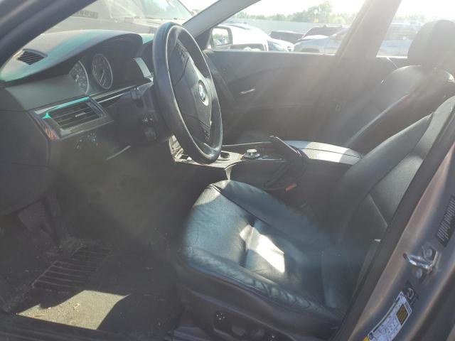 WBANN73556CN00599 - 2006 BMW 530 XIT SILVER photo 7