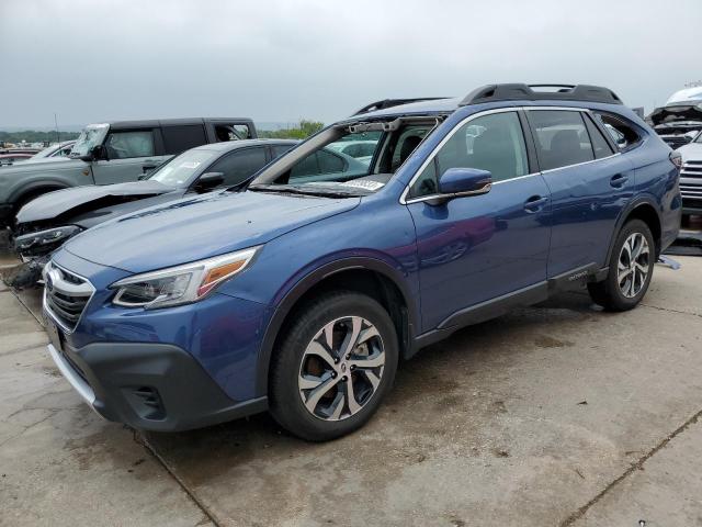 4S4BTAMC7N3123600 - 2022 SUBARU OUTBACK LIMITED BLUE photo 1