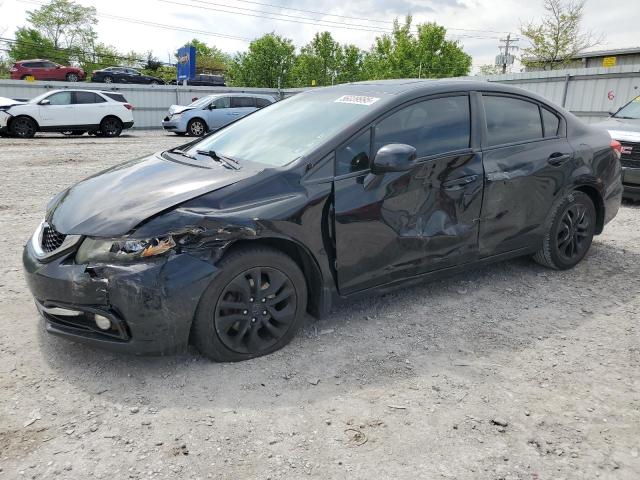 19XFB2F91DE031454 - 2013 HONDA CIVIC EXL BLACK photo 1