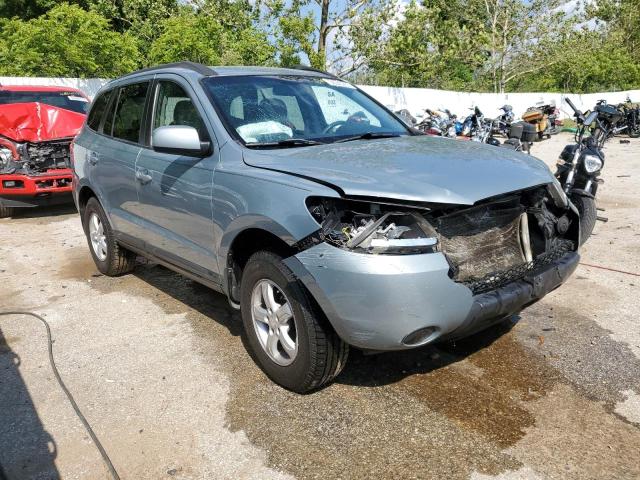 5NMSG13D08H207119 - 2008 HYUNDAI SANTA FE GLS BLUE photo 4