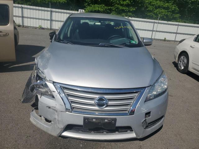 1N4AB7AP1EN850965 - 2014 NISSAN SENTRA S SILVER photo 5