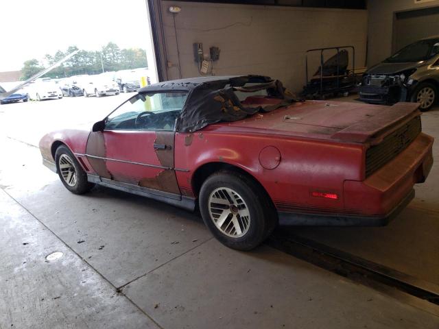 1G2AW87G2EL246370 - 1984 PONTIAC FIREBIRD TRANS AM RED photo 2