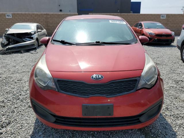 KNADM4A30F6505044 - 2015 KIA RIO LX RED photo 5