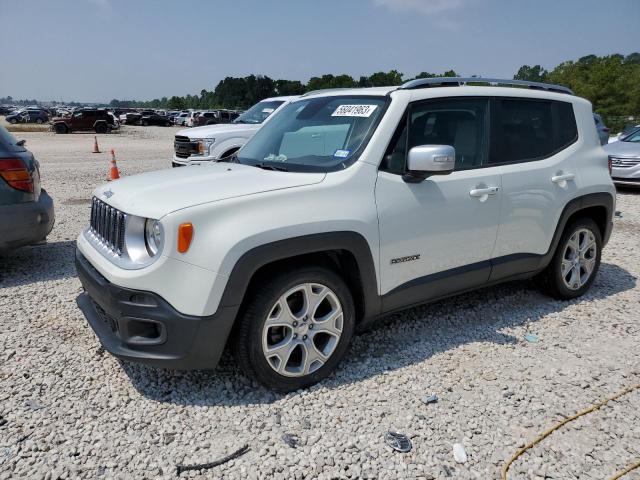 ZACCJADT7GPE28060 - 2016 JEEP RENEGADE LIMITED WHITE photo 1