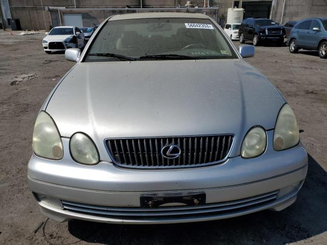 JT8BD69S840197931 - 2004 LEXUS GS 300 SILVER photo 5