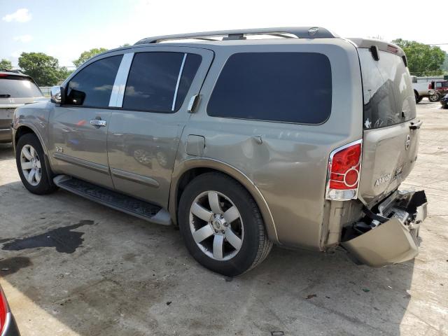 5N1BA08D88N617976 - 2008 NISSAN ARMADA SE TAN photo 2