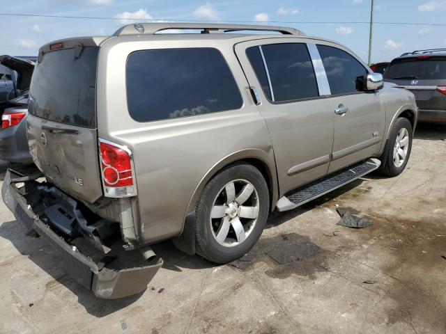 5N1BA08D88N617976 - 2008 NISSAN ARMADA SE TAN photo 3