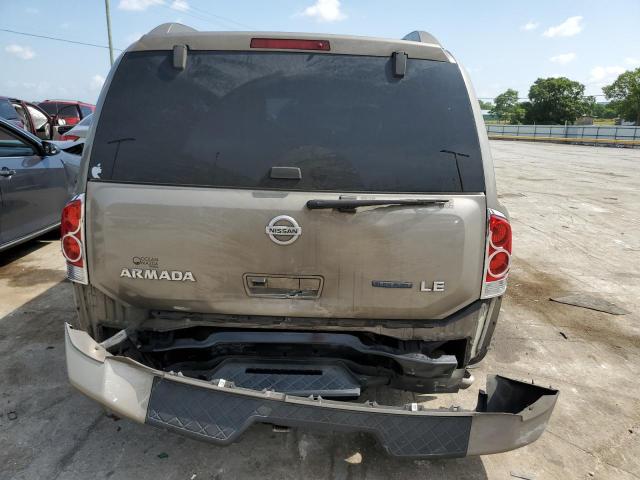 5N1BA08D88N617976 - 2008 NISSAN ARMADA SE TAN photo 6