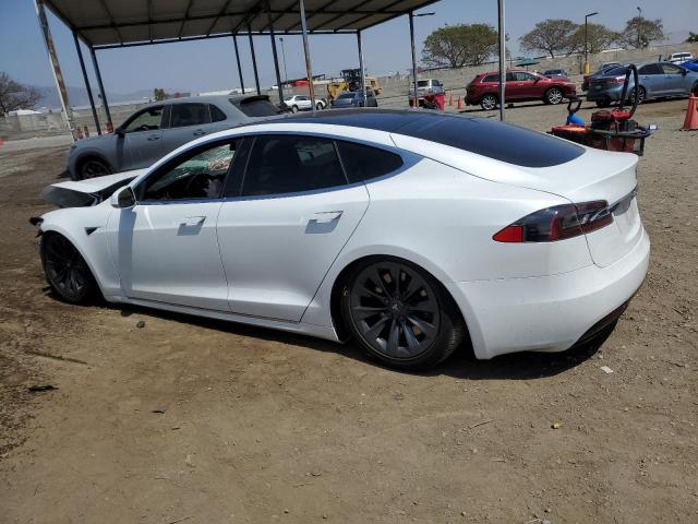 5YJSA1E24KF342397 - 2019 TESLA MODEL S WHITE photo 2