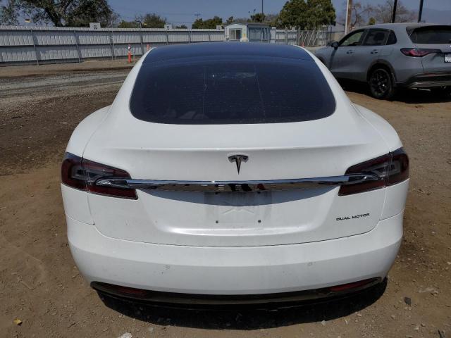 5YJSA1E24KF342397 - 2019 TESLA MODEL S WHITE photo 6