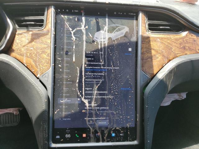 5YJSA1E24KF342397 - 2019 TESLA MODEL S WHITE photo 9