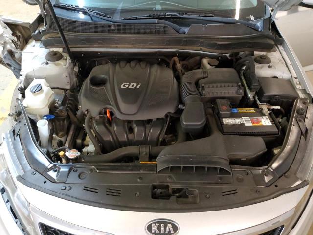 KNAGM4A79B5070296 - 2011 KIA OPTIMA LX SILVER photo 11