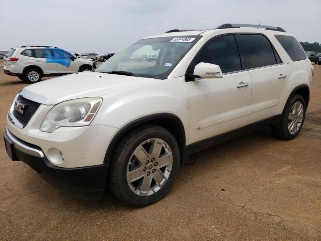 1GKLRNED3AJ177444 - 2010 GMC ACADIA SLT-2 WHITE photo 1