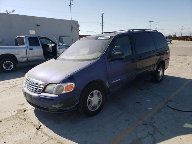 1GNDX13E1YD192485 - 2000 CHEVROLET VENTURE LUXURY BLUE photo 1