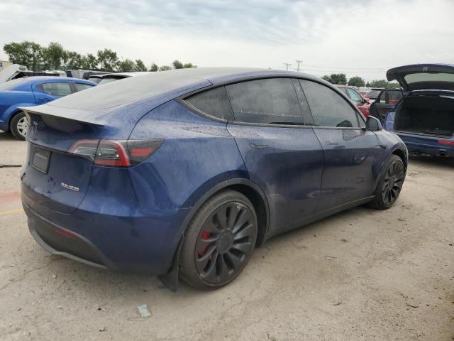 7SAYGDEF0PF660119 - 2023 TESLA MODEL Y BLUE photo 3