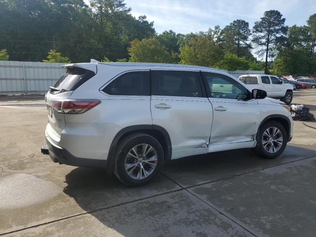 5TDKKRFH4FS038762 - 2015 TOYOTA HIGHLANDER XLE WHITE photo 3