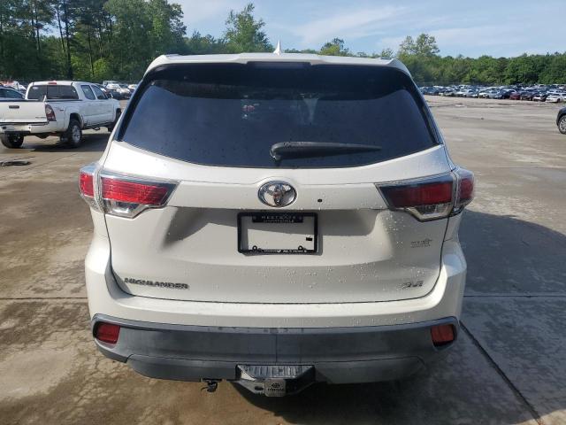 5TDKKRFH4FS038762 - 2015 TOYOTA HIGHLANDER XLE WHITE photo 6