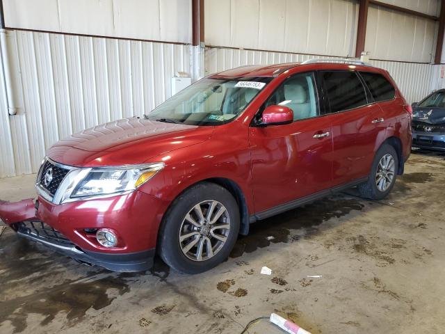 5N1AR2MM2GC605354 - 2016 NISSAN PATHFINDER S RED photo 1