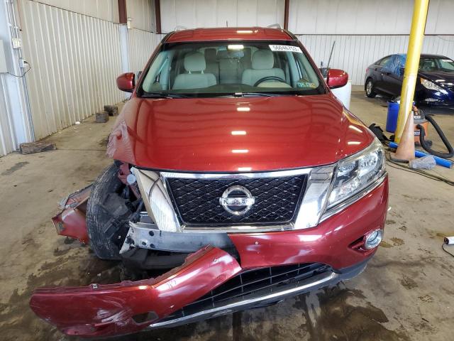 5N1AR2MM2GC605354 - 2016 NISSAN PATHFINDER S RED photo 5