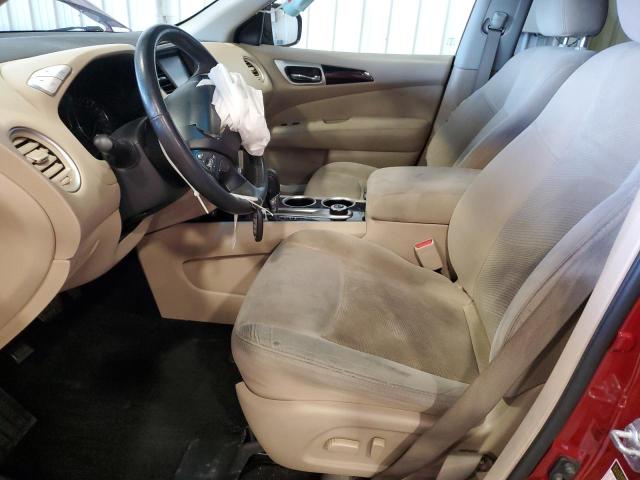 5N1AR2MM2GC605354 - 2016 NISSAN PATHFINDER S RED photo 7