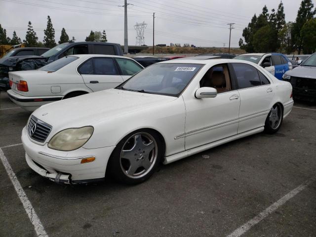 WDBNG75J82A295694 - 2002 MERCEDES-BENZ S55 AMG 500 WHITE photo 1