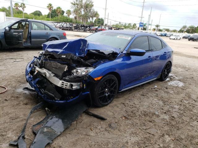 SHHFK7G43KU209659 - 2019 HONDA CIVIC SPORT ლურჯი ფოტო 1