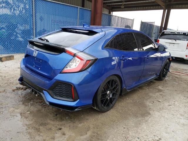 SHHFK7G43KU209659 - 2019 HONDA CIVIC SPORT ლურჯი ფოტო 3