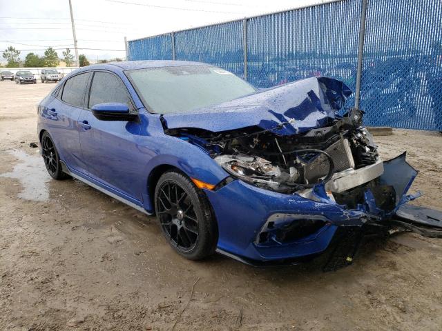 SHHFK7G43KU209659 - 2019 HONDA CIVIC SPORT ლურჯი ფოტო 4