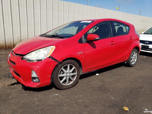 JTDKDTB39C1507161 - 2012 TOYOTA PRIUS C RED photo 1