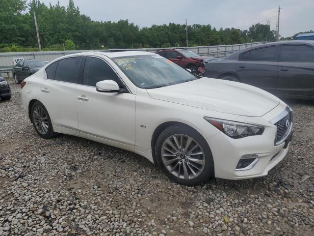 JN1EV7AR5KM591230 - 2019 INFINITI Q50 LUXE WHITE photo 4