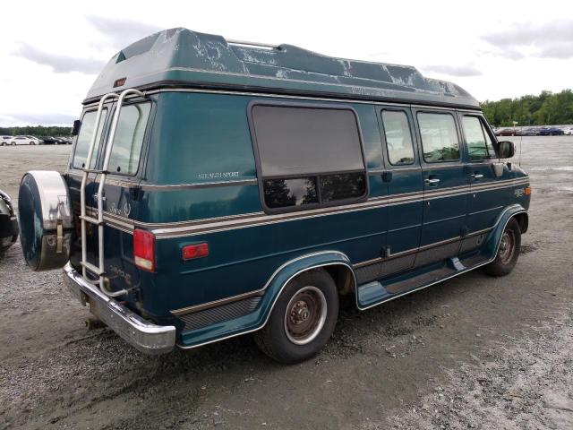 1GBEG25K0RF177492 - 1994 CHEVROLET CHEVY VAN GREEN photo 3